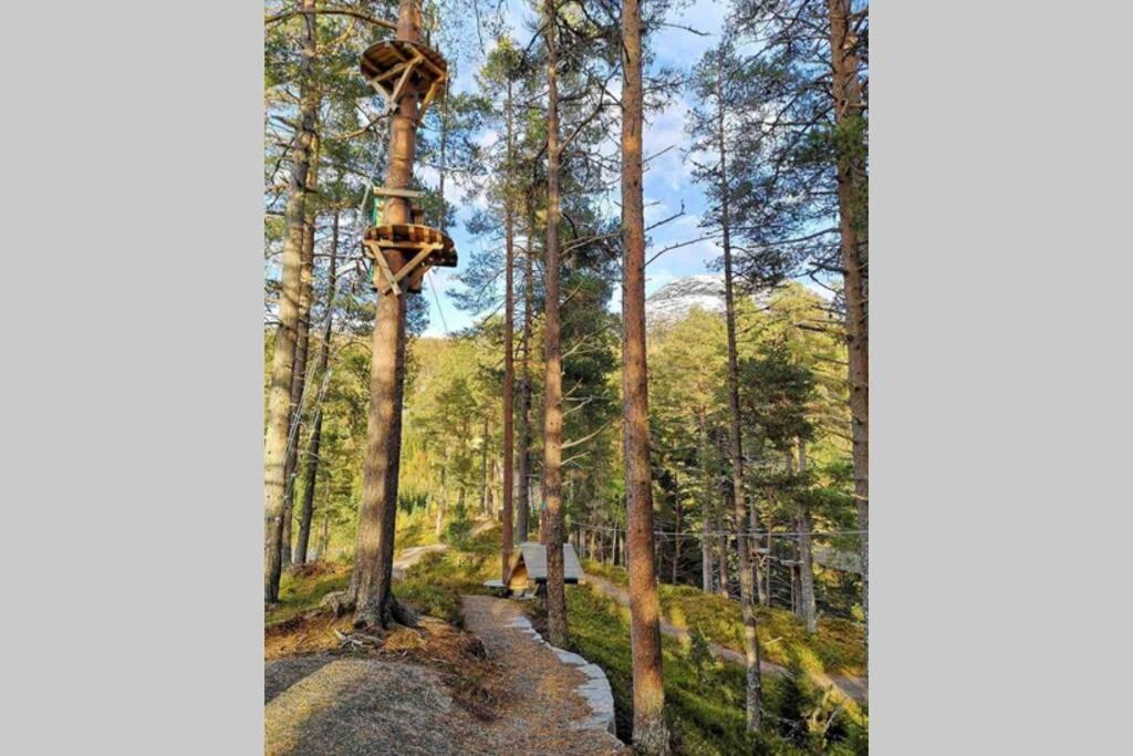 Hytte I Stryn Med Elbil Lader Exterior foto