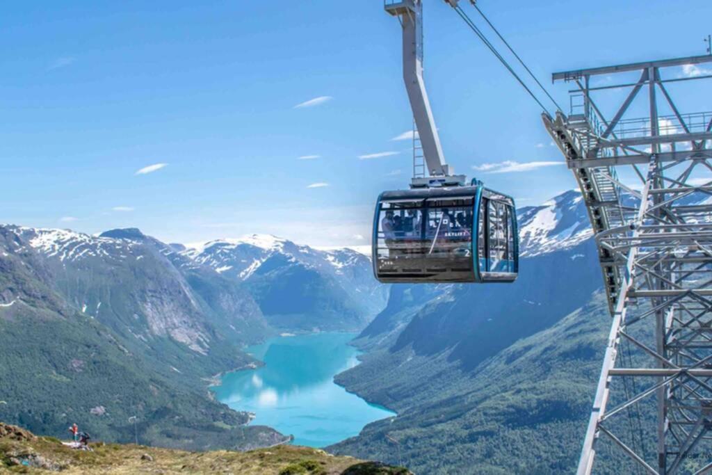 Hytte I Stryn Med Elbil Lader Exterior foto