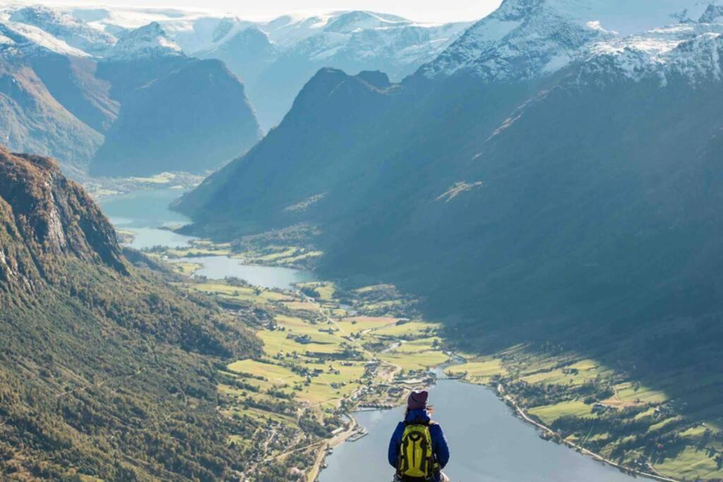 Hytte I Stryn Med Elbil Lader Exterior foto