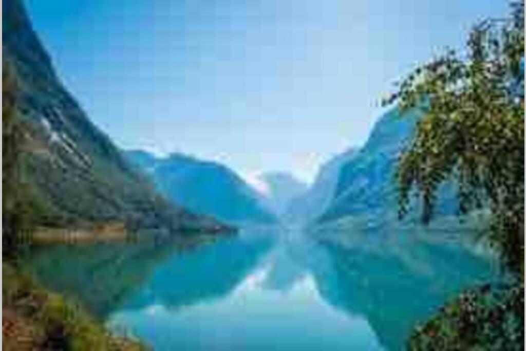 Hytte I Stryn Med Elbil Lader Exterior foto
